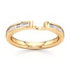Thumbnail Image 1 of J'Lure Baguette-Cut Lab-Grown Diamond Contour Wedding Band 1/3 ct tw 18K Yellow Gold