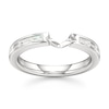 Thumbnail Image 1 of J'Lure Baguette-Cut Lab-Grown Diamond Contour Wedding Band 1/3 ct tw 18K White Gold