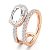 Thumbnail Image 4 of J'Lure Oval Portrait-Cut Lab-Grown Diamond Spiral Engagement Ring 2-1/2 ct tw 18K Rose Gold