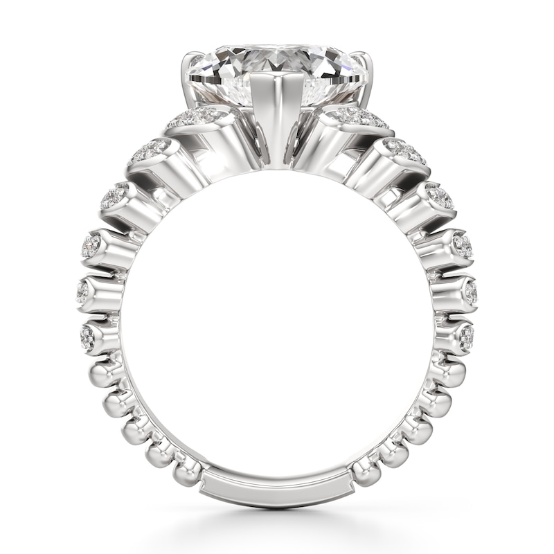 Main Image 2 of J'Lure Heart Brilliant-Cut Lab-Grown Diamond Engagement Ring 3-1/3 ct tw 18K White Gold
