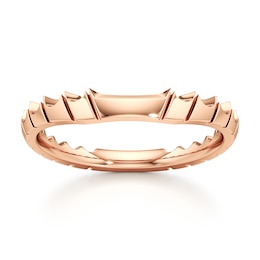 J'Lure Contour Wedding Band 18K Rose Gold