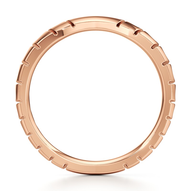Main Image 2 of J'Lure Contour Wedding Band 18K Rose Gold