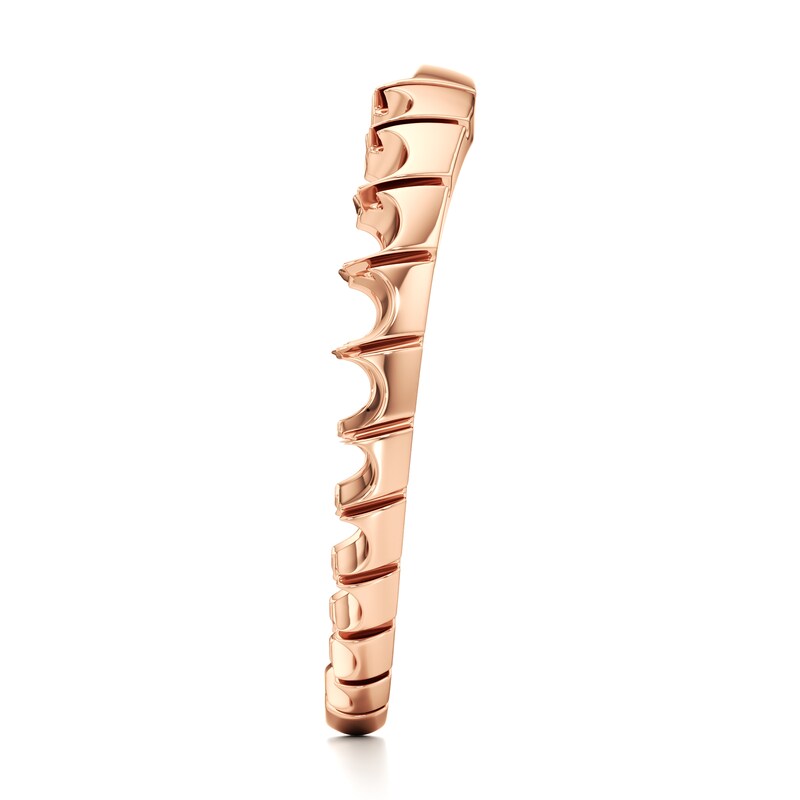 Main Image 3 of J'Lure Contour Wedding Band 18K Rose Gold