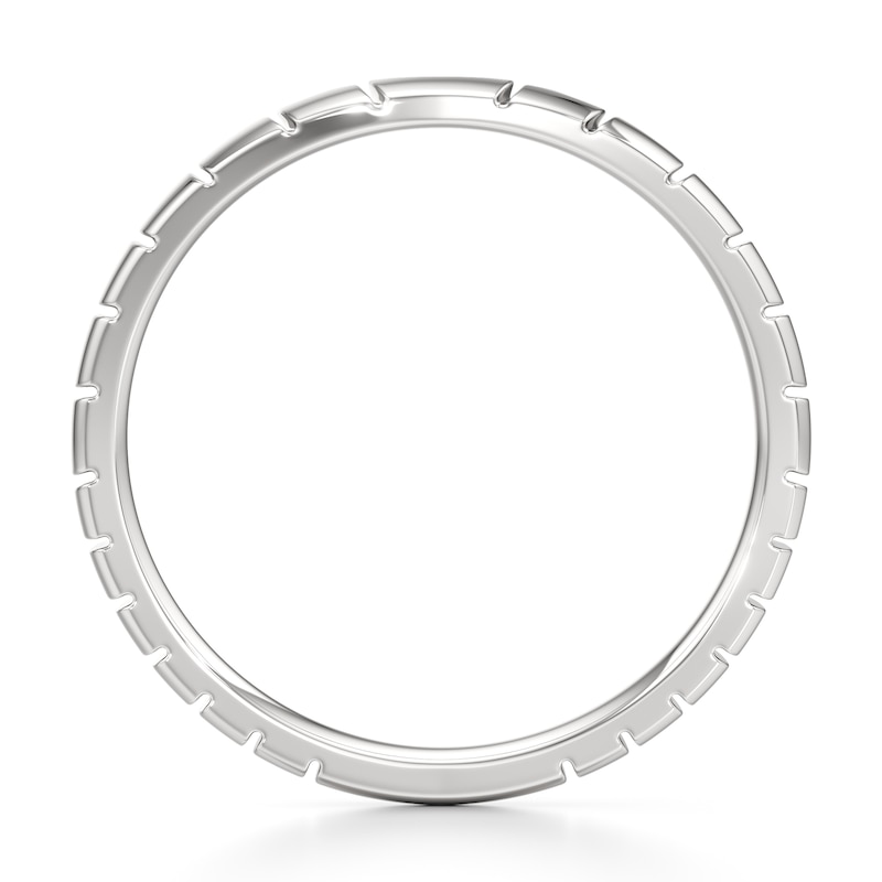 Main Image 2 of J'Lure Contour Wedding Band 18K White Gold