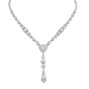 Thumbnail Image 1 of J'Lure Multi-Shape Lab-Grown Diamond Y-Drop Necklace 16-1/2 ct tw 14K White Gold 16"