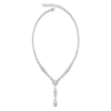 Thumbnail Image 2 of J'Lure Multi-Shape Lab-Grown Diamond Y-Drop Necklace 16-1/2 ct tw 14K White Gold 16"