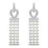 Thumbnail Image 1 of Yoko London Cultured Pearl & Diamond Hoop Drop Earrings 1-3/4 ct tw 18K White Gold