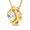 Thumbnail Image 2 of Unspoken Diamond Solitaire Necklace 1-1/2 ct tw 14K Yellow Gold 18" (I1/I)
