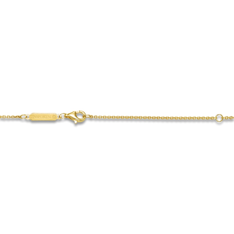 Main Image 3 of Unspoken Diamond Solitaire Necklace 1-1/2 ct tw 14K Yellow Gold 18" (I1/I)