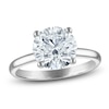 Thumbnail Image 1 of Round-Cut Lab-Grown Diamond Solitaire Engagement Ring 3 ct tw 14K White Gold (VS2/F)