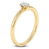 Thumbnail Image 2 of Certified Oval-Cut Diamond Solitaire Engagement Ring 1/4 ct tw 14K Yellow Gold (I1/I)