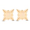 Thumbnail Image 1 of Natural Opal Star Stud Earrings 10K Yellow Gold