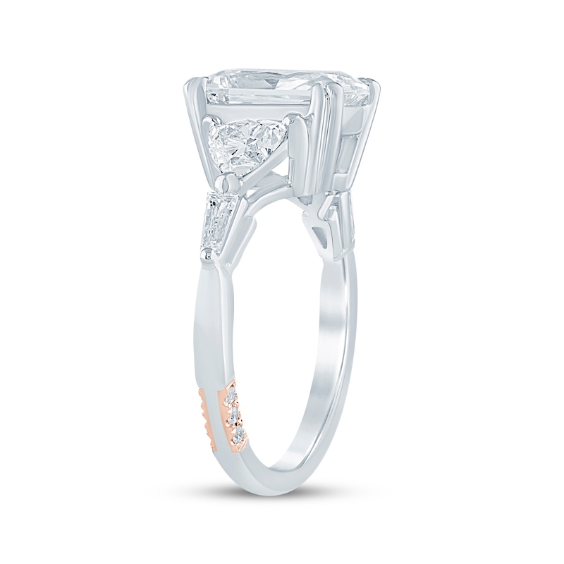 Main Image 2 of Pnina Tornai Radiant-Cut Lab-Grown Diamond Engagement Ring 3-1/2 ct tw 14K White Gold