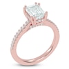 Thumbnail Image 2 of Radiant-Cut Lab-Grown Diamond Engagement Ring 1-3/4 ct tw 14K Rose Gold