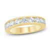 Thumbnail Image 1 of Lab-Grown Diamond Channel Wedding Band 1-1/2 ct tw 14K Yellow Gold