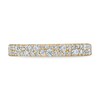 Thumbnail Image 3 of Vera Wang VOW Diamond Two-Row Wedding Band 1/2 ct tw 14K Yellow Gold