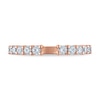 Thumbnail Image 3 of Vera Wang VOW Diamond Open Shank Wedding Band 3/8 ct tw 14K Rose Gold