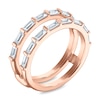 Thumbnail Image 2 of Vera Wang VOW Baguette-Cut Diamond Enhancer Ring 1 ct tw 14K Rose Gold
