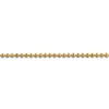 Thumbnail Image 4 of Diamond-Cut Bead Chain Necklace 1mm Solid 10K Yellow Gold 18"
