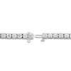 Thumbnail Image 2 of Men's Lab-Grown Diamond Tennis Bracelet 6 ct tw 14K White Gold 8.5"