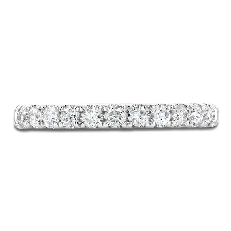 Main Image 3 of Lab-Grown Diamond Eternity Band 7/8 to 1-1/5 ct tw 14K White Gold