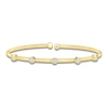 Thumbnail Image 1 of Shy Creation Bezel-Set Diamond Station Bangle Bracelet 1/3 ct tw 14K Yellow Gold