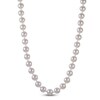 Thumbnail Image 2 of Akoya Cultured Pearl Necklace 14K Yellow Gold 7.5-8mm 20"