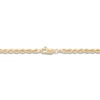 Thumbnail Image 2 of Glitter Rope Chain Necklace 3mm Semi-Solid 10K Yellow Gold 24"