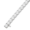 Thumbnail Image 3 of Men's White Lab-Created Sapphire 4mm Tennis Bracelet Sterling Silver 8.5"