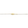 Thumbnail Image 3 of Button Cultured Pearl & Lab-Grown Diamond Halo Necklace 1/3 ct tw 14K Yellow Gold 18"