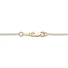 Thumbnail Image 3 of Engravable Sideways Cross Necklace 14K Yellow Gold 18" Adjustable