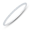 Thumbnail Image 2 of Jared Signature Lab-Grown Diamond Flex Bangle Bracelet 3 ct tw 14K White Gold