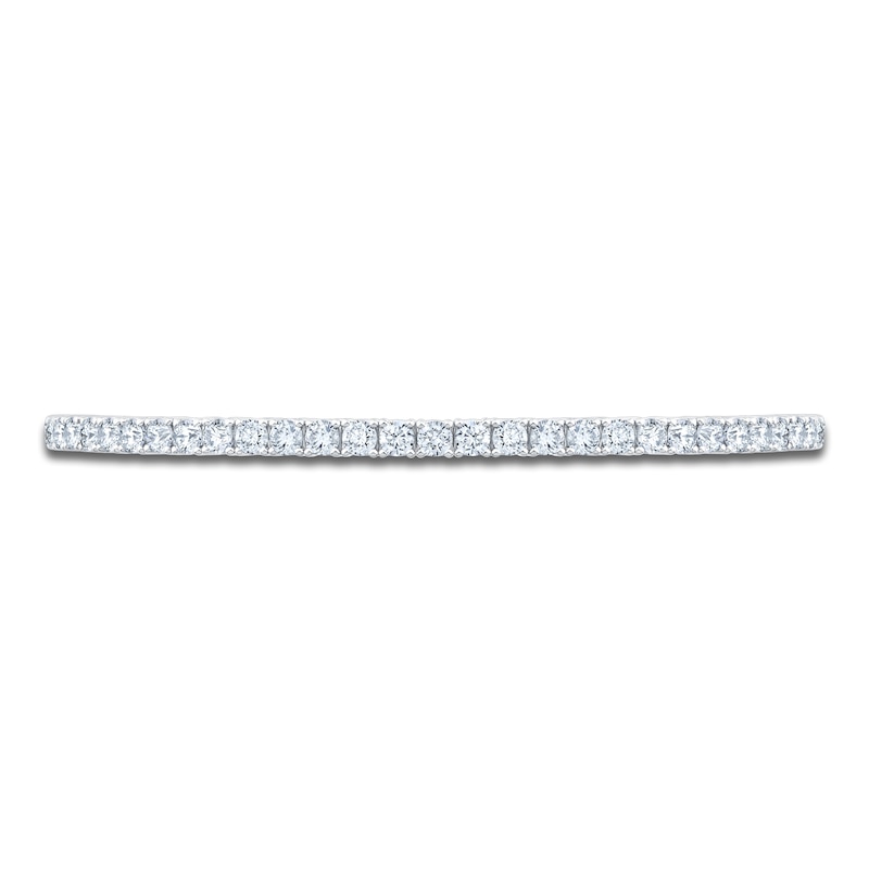 Main Image 3 of Jared Signature Lab-Grown Diamond Flex Bangle Bracelet 3 ct tw 14K White Gold