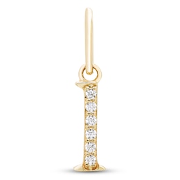 Jared Signature Diamond Accent Lowercase Letter L Charm 10K Yellow Gold
