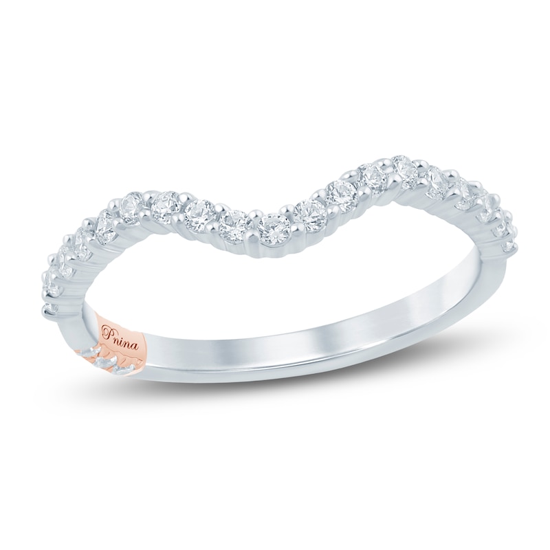 Main Image 1 of Pnina Tornai Certified Diamond Contour Band 1/3 ct tw 14K White Gold