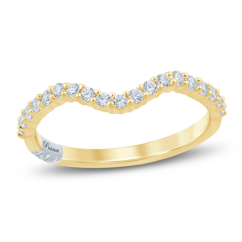 Main Image 1 of Pnina Tornai Certified Diamond Contour Band 1/3 ct tw 14K Yellow Gold
