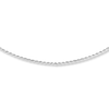 Thumbnail Image 0 of Semi-Solid Rope Chain 10K White Gold 16"-24" Length 2mm
