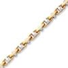 Thumbnail Image 0 of Men's Link Bracelet  10K Two-Tone Gold  8.5" Length