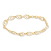 Thumbnail Image 1 of Oval Link Bracelet 14K Yellow Gold 7.25" Length