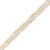 Thumbnail Image 2 of Omega Chain Bracelet 14K Two-Tone Gold 7.5" Length