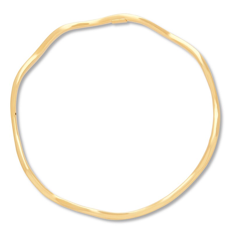 Main Image 2 of Wavy Slide Bangle 14K Yellow Gold