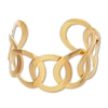 Thumbnail Image 0 of Round Link Cuff Bracelet 14K Yellow Gold