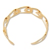 Thumbnail Image 1 of Round Link Cuff Bracelet 14K Yellow Gold