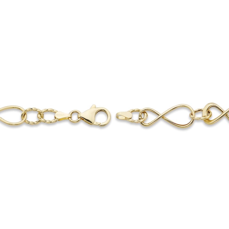 Link Chain Bracelet 10K Yellow Gold 7.5"