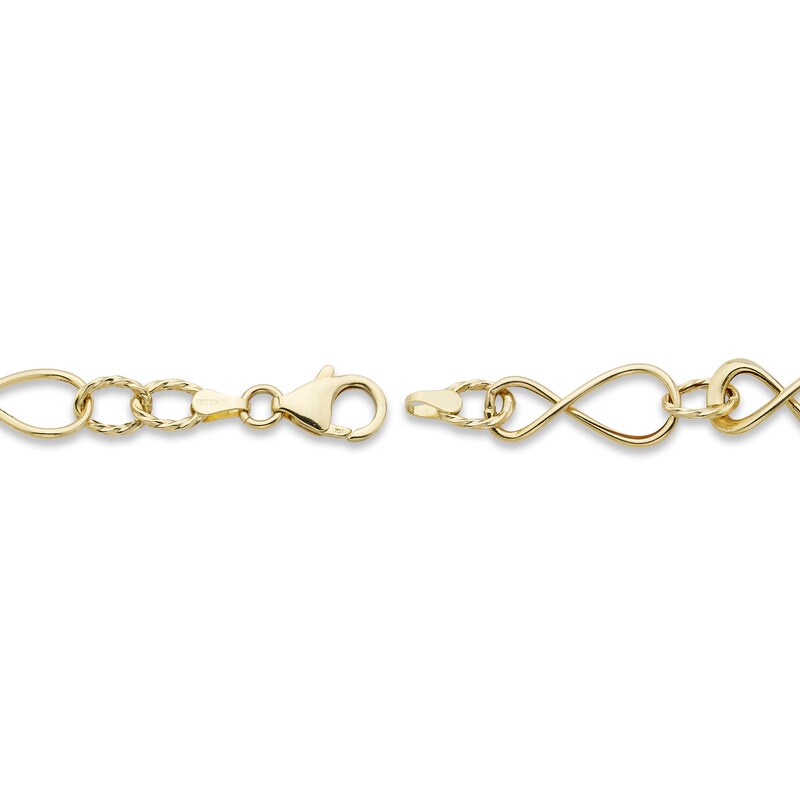 Main Image 2 of Link Chain Bracelet 10K Yellow Gold 7.5"