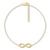 Thumbnail Image 0 of Infinity Symbol Anklet 10K Yellow Gold 9" to 10" Adjustable