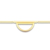 Thumbnail Image 2 of Half Circle Bracelet 10K Yellow Gold 7.25"