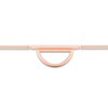 Thumbnail Image 2 of Half Circle Bracelet 10K Rose Gold 7.25"