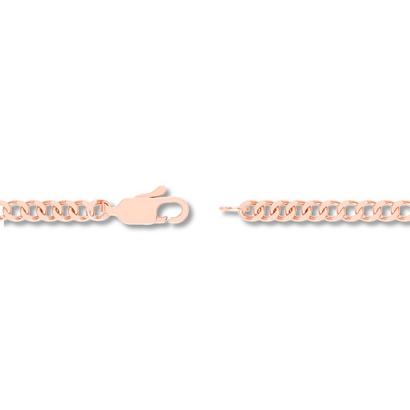 Main Image 3 of Half Circle Bracelet 10K Rose Gold 7.25"