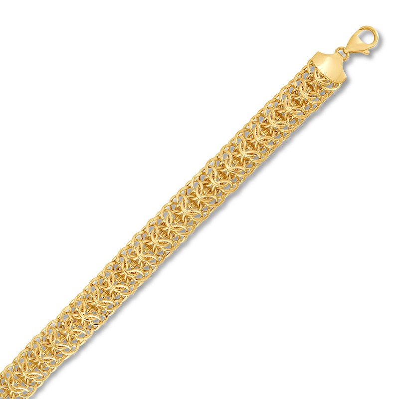Main Image 2 of Link Bracelet 14K Yellow Gold 7.5"